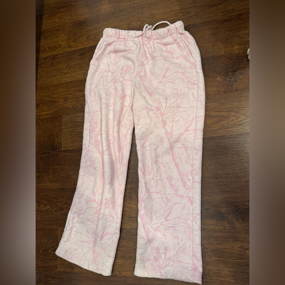 Pink Straight Leg Women's Pants